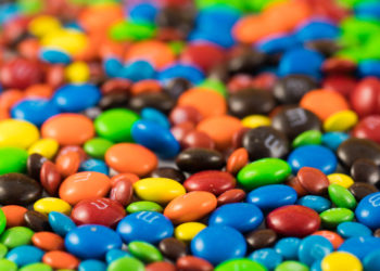 How do they get perfect M’s printed on the “M&M’s” products?